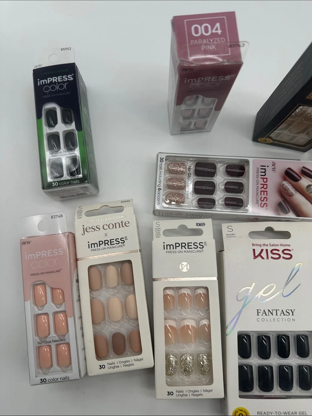 Ten Sets of Impress Fall Colors Press on Nails